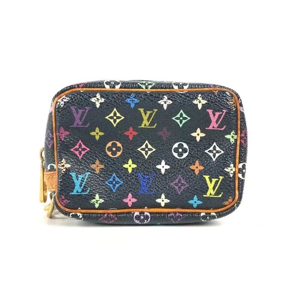 LOUIS VUITTON M58034 Monogram Multicolore Trousse Wapiti pouch with wrist strap - Picture 1 of 16